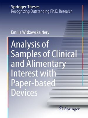 cover image of Analysis of Samples of Clinical and Alimentary Interest with Paper-based Devices